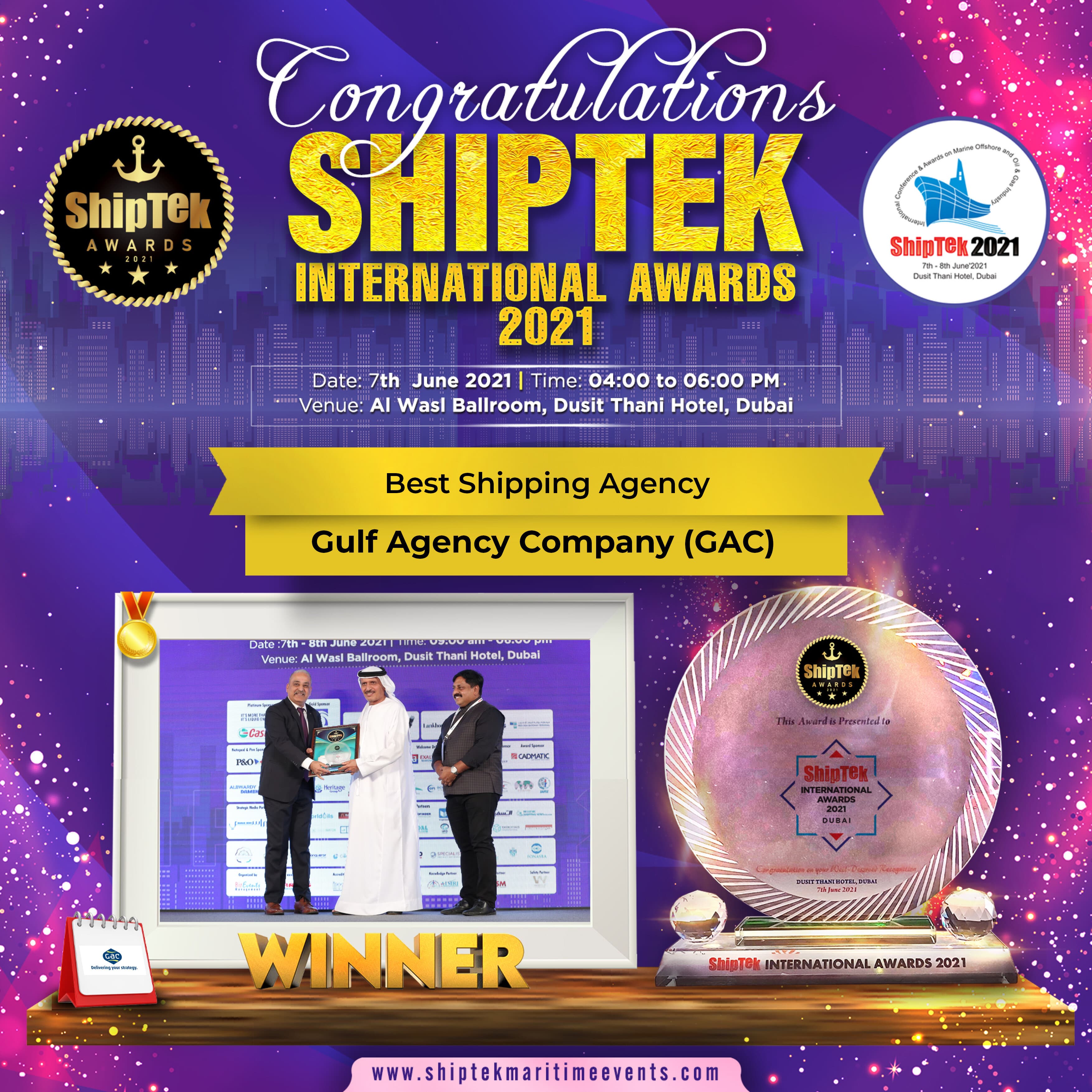 ShipTek2021 Winners